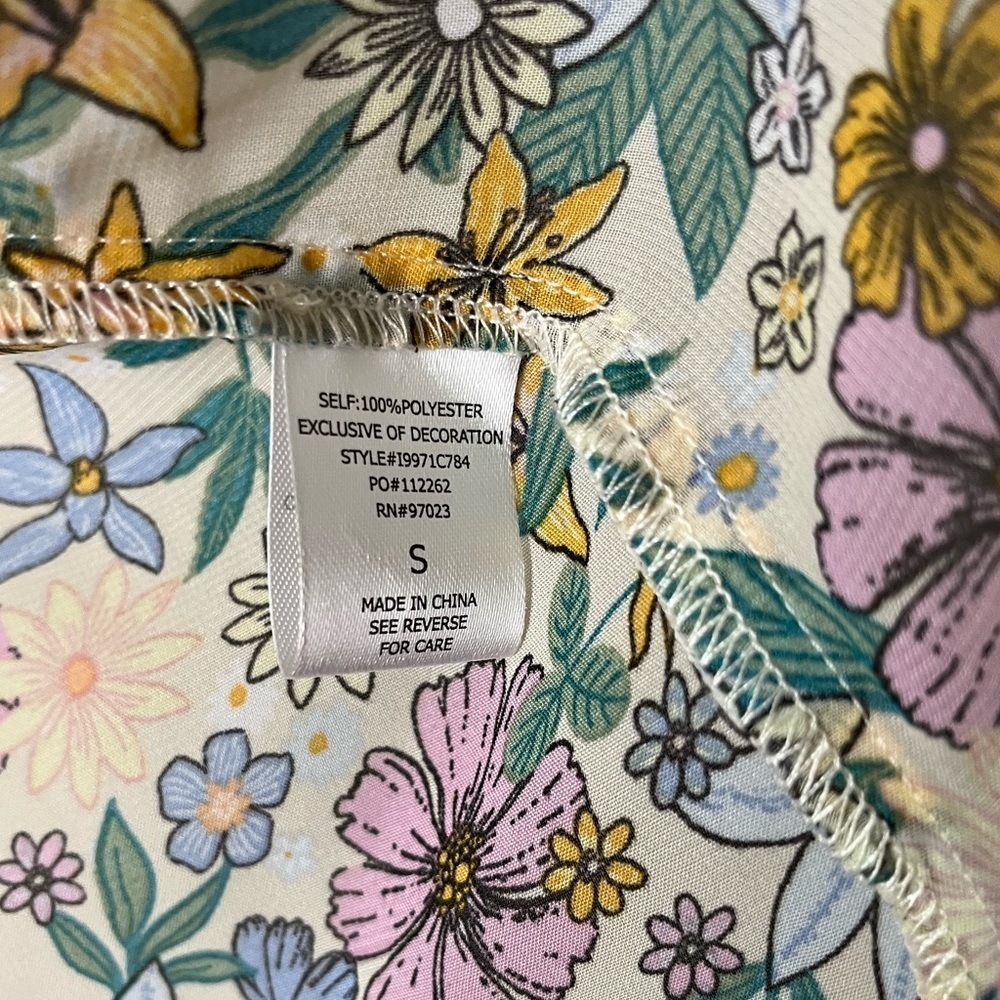 NWT Miken Floral Swim Coverup - Picture 8 of 8